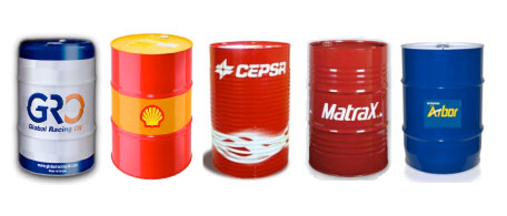 Foto de lubricante de agrícola motor